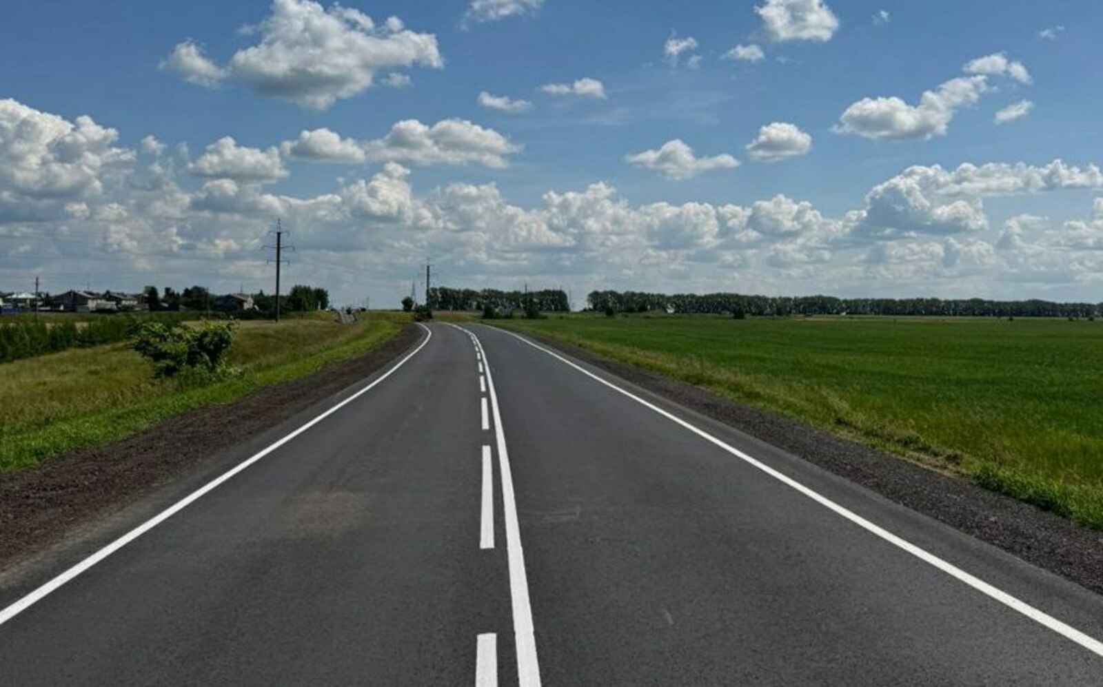 В Башкирии завершили ремонт дороги Дюртюли – Груздевка