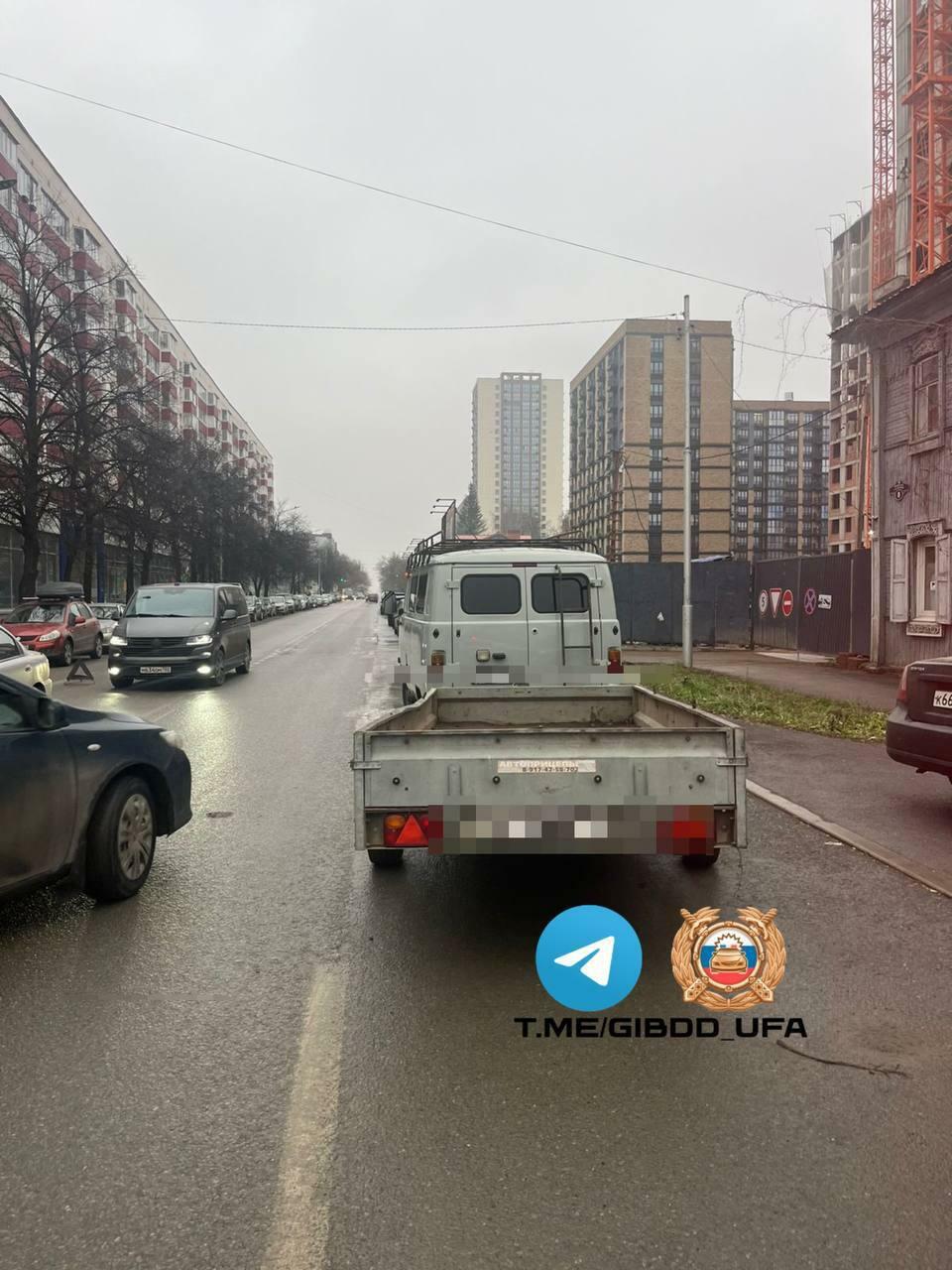 В Уфе «УАЗ» сбил 18-летнюю девушку на пешеходном переходе