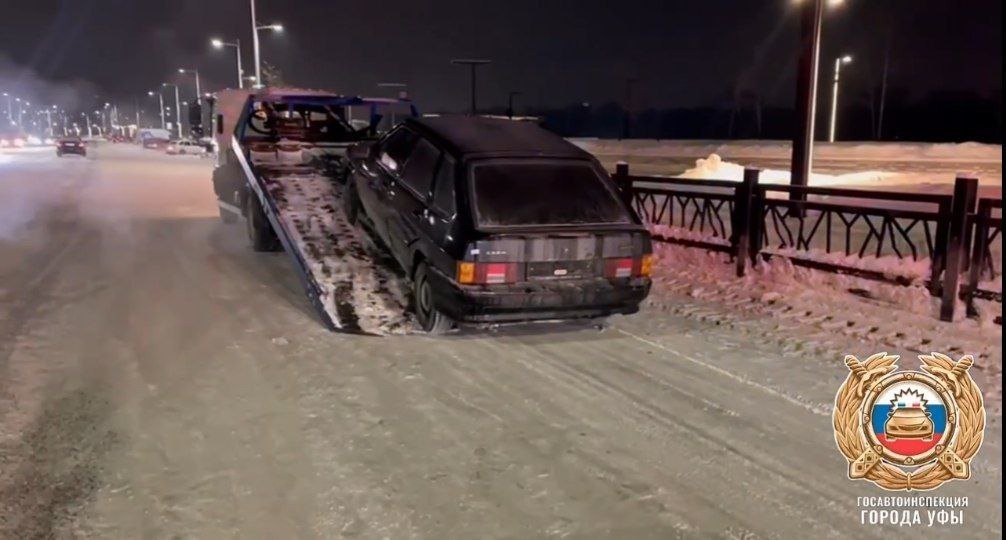В Уфе задержали очередного дрифтера