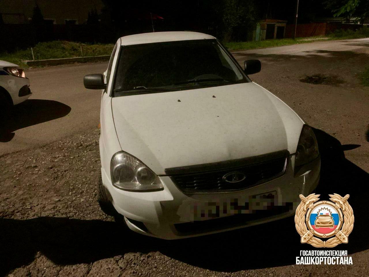 В Башкирии поймали подростков, угнавших машину