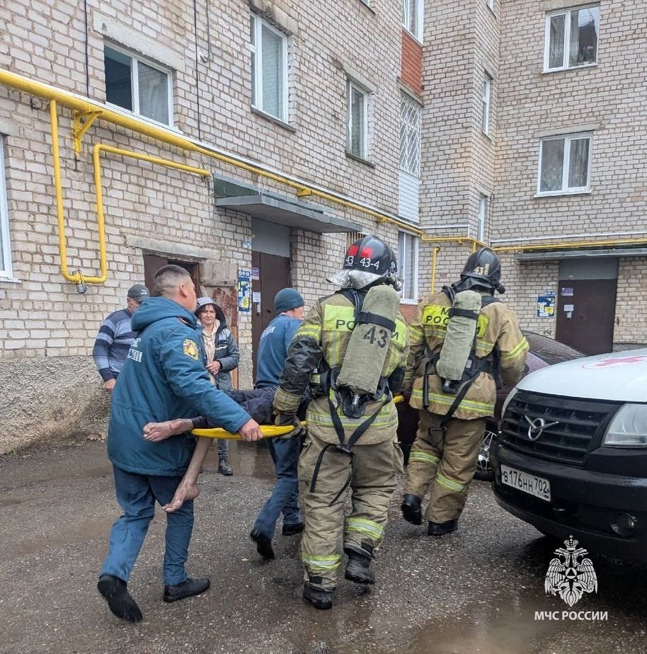 В Башкирии пожилой мужчина погиб при пожаре