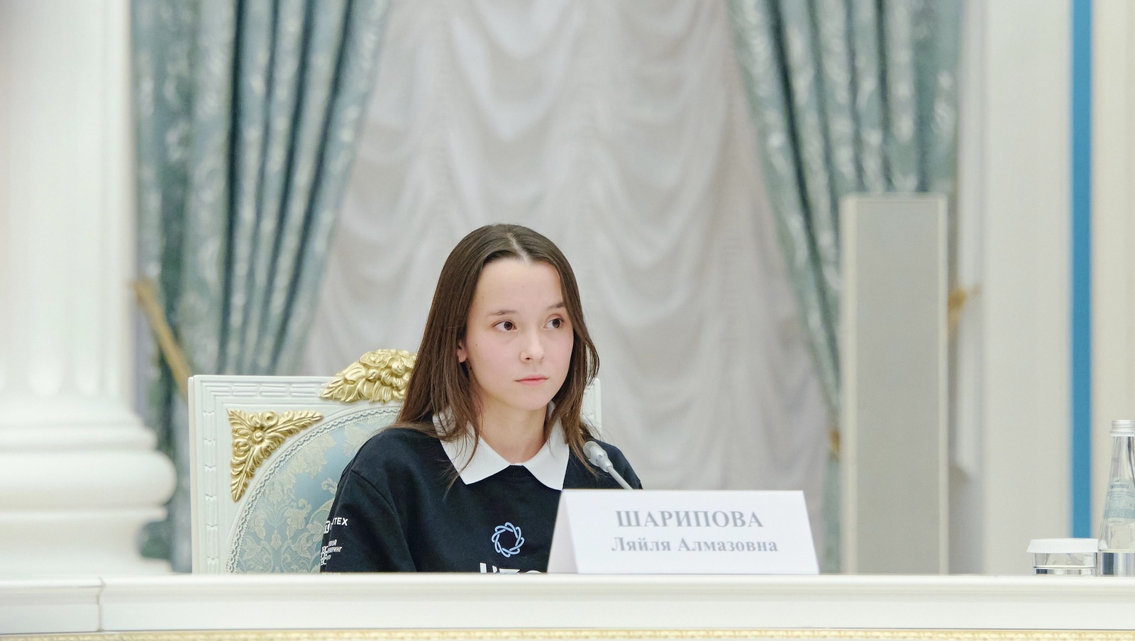 Школьница из Башкирии пообщалась с Владимиром Путиным