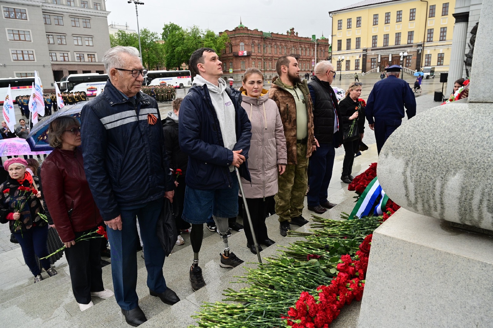 В Уфе бойцы СВО приняли участие в праздничных мероприятиях 9 Мая