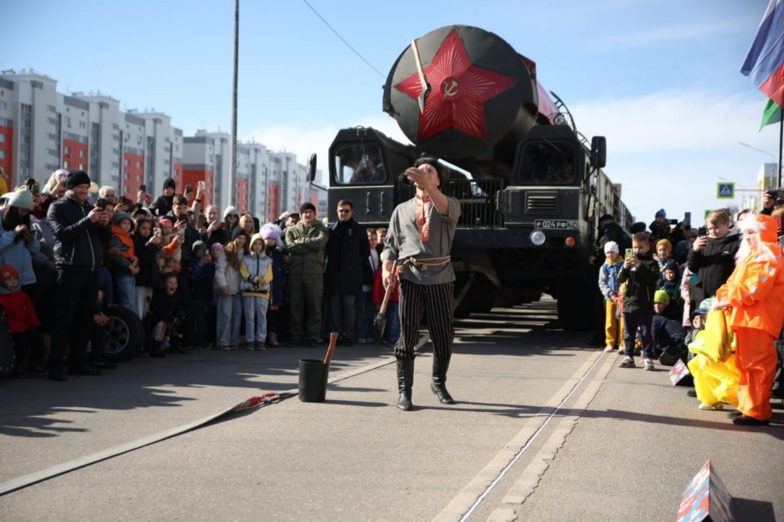 Стронгмены Башкирии установили мировой рекорд по буксировке ракеты «Тополь М»