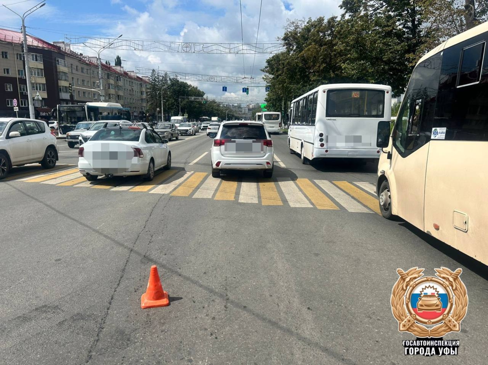 В Уфе водитель сбил 14-летнюю велосипедистку