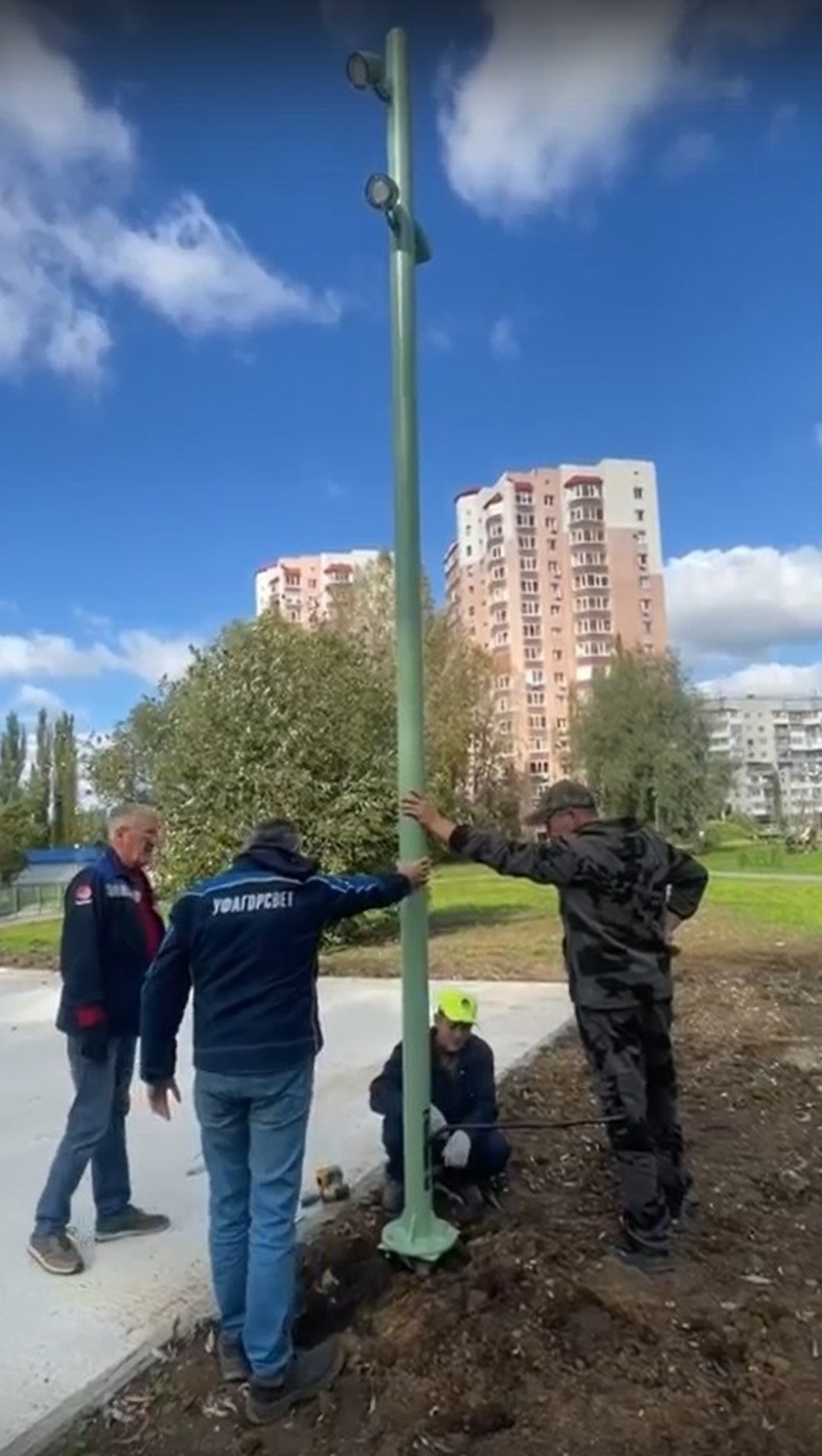 Парк у озера Теплое в Уфе оснастят современным освещением