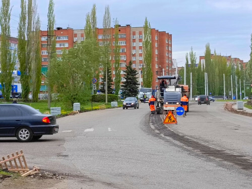 В Стерлитамаке ремонтируют улицу Комарова