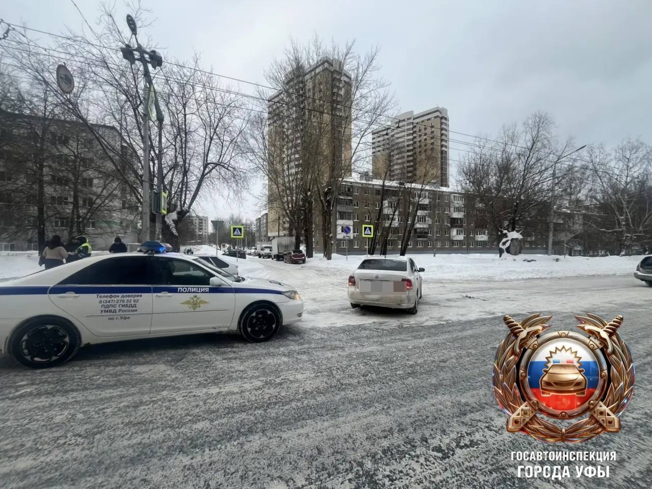 В Уфе под колеса иномарки на зебре попал 11-летний ребенок