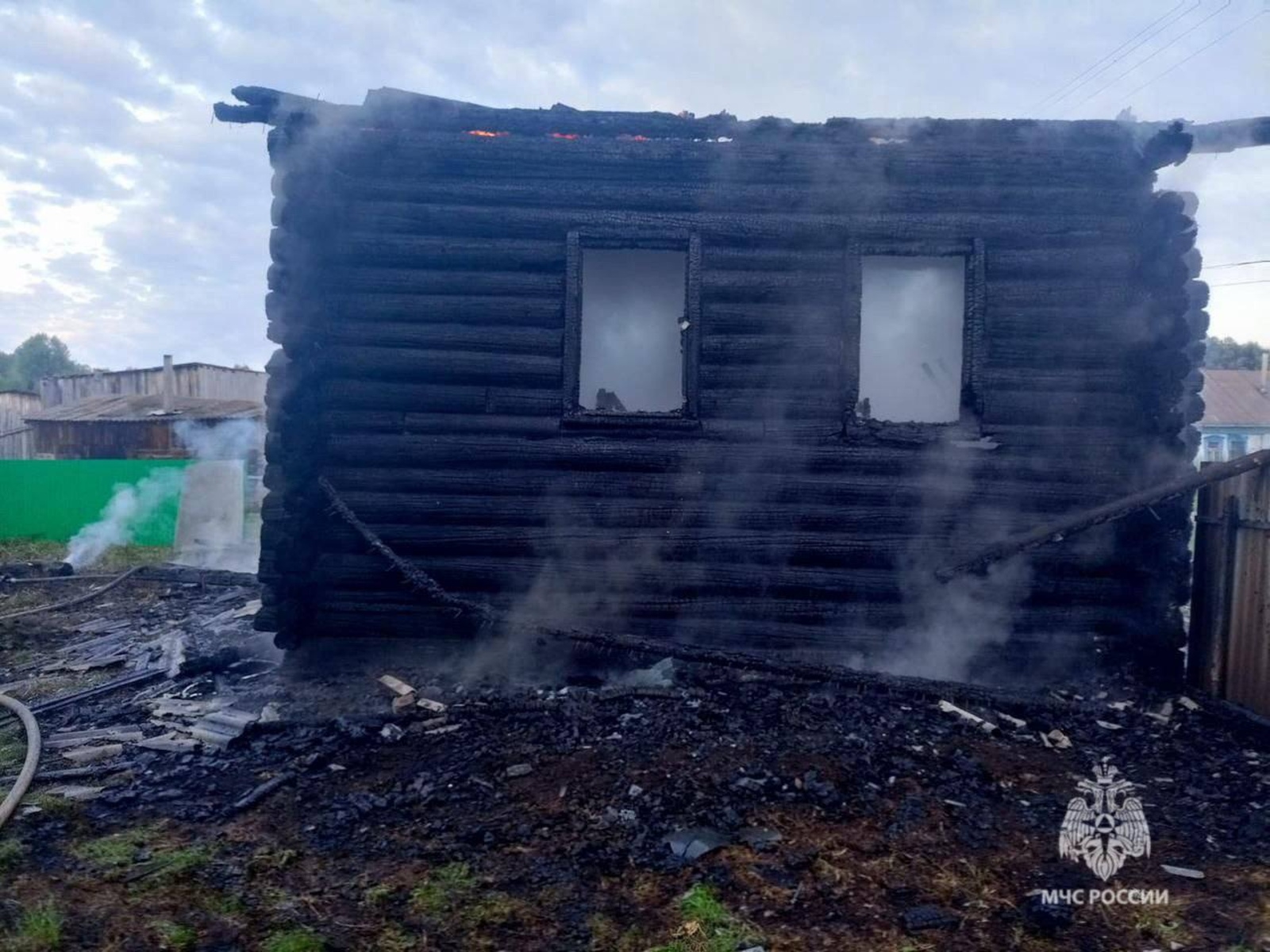 В Башкирии мужчина погиб при пожаре в частном доме