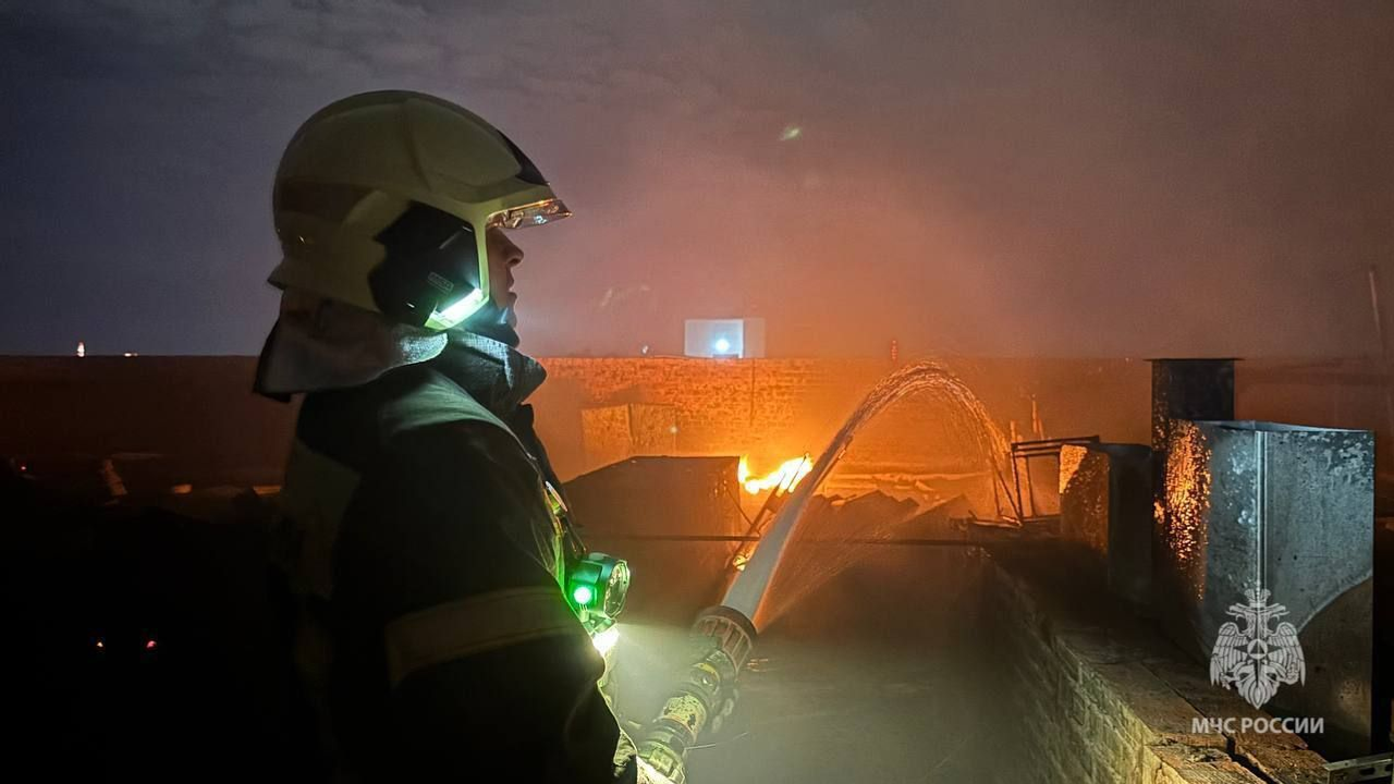 В Уфе ликвидировано возгорание по улице Майора Доставалова