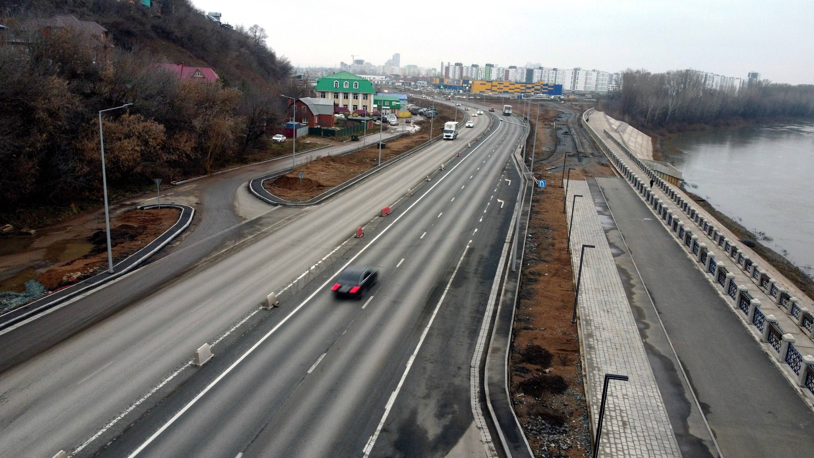 В Уфе открыли проезд по улице Пугачева