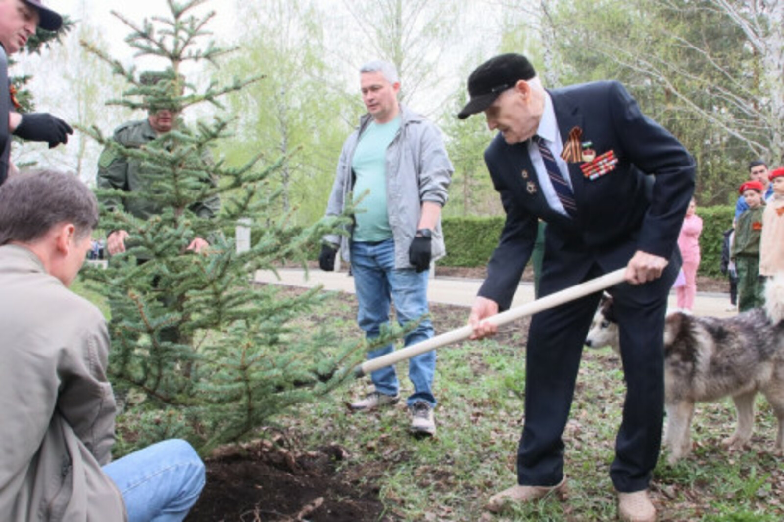 В Башкирии высадили более 5,5 тысяч деревьев