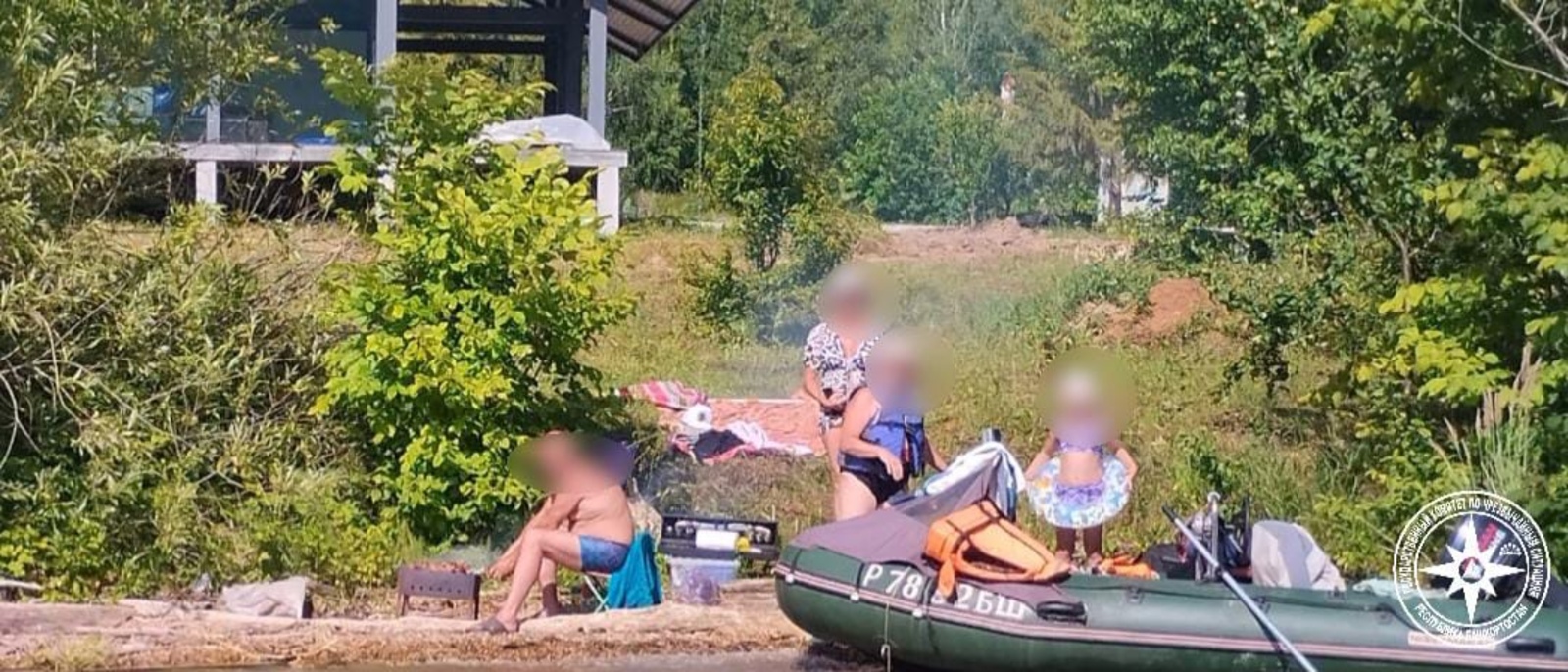 Пятерых отдыхающих, включая ребёнка, эвакуировали спасатели в Башкирии