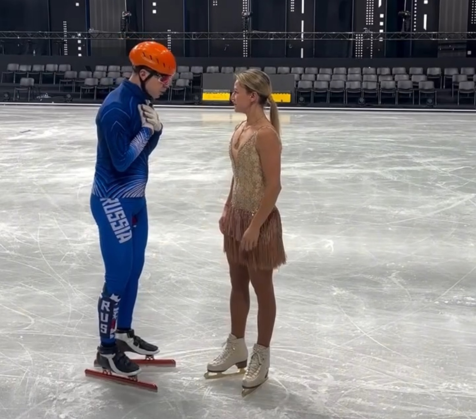 Семён Елистратов и Татьяна Волосожар – новая пара «Ледникового периода»