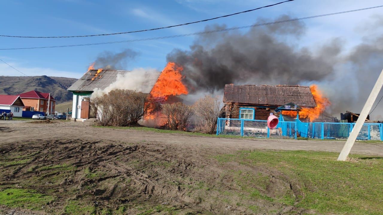 В деревне Башкирии произошел пожар в магазине и медицинском пункте