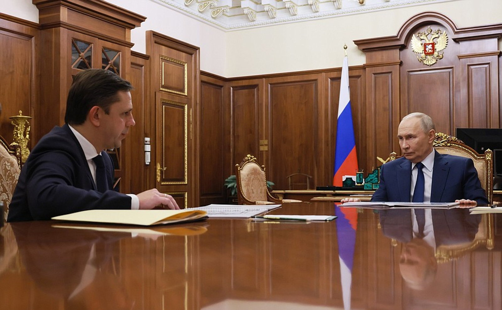 Путин обсудил с Андреем Клычковым рост ВРП и семеноводство в Орловской области