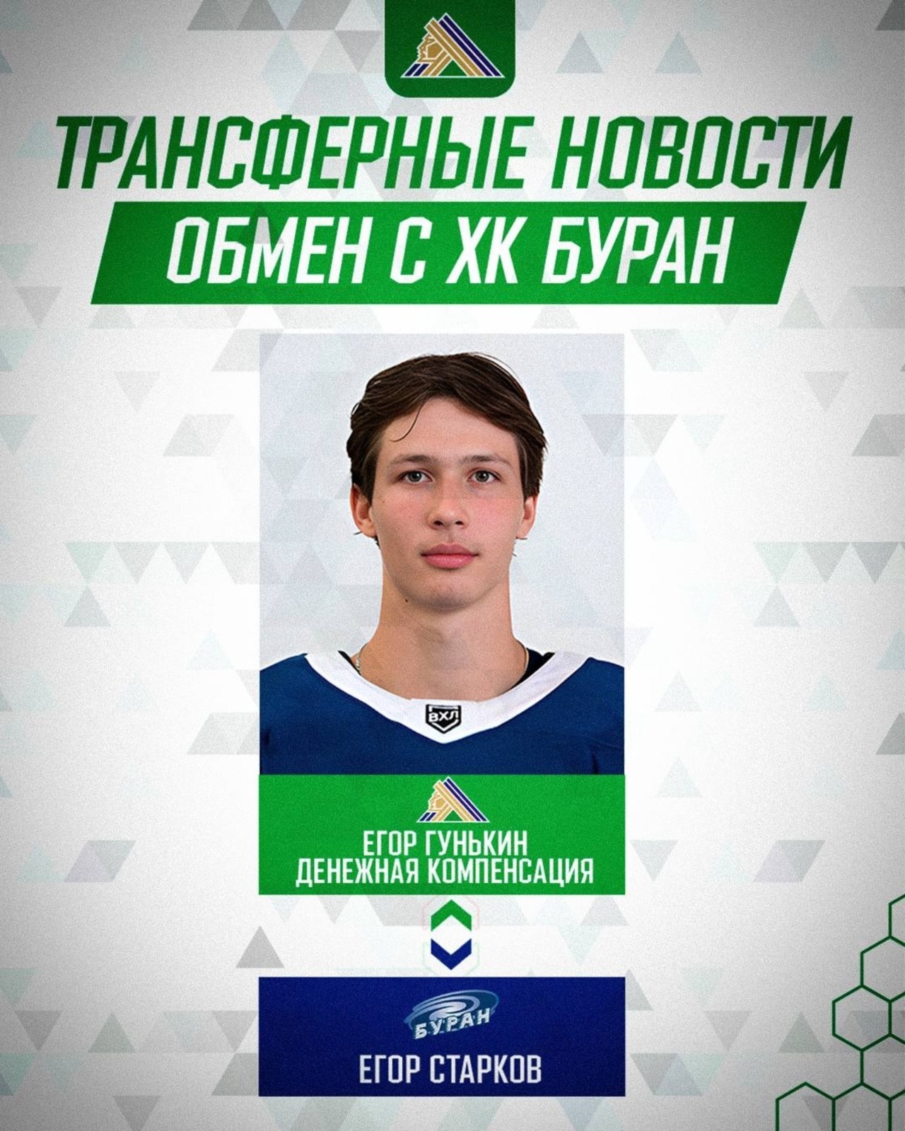 Салават Юлаев обменялся игроками с воронежским Бураном