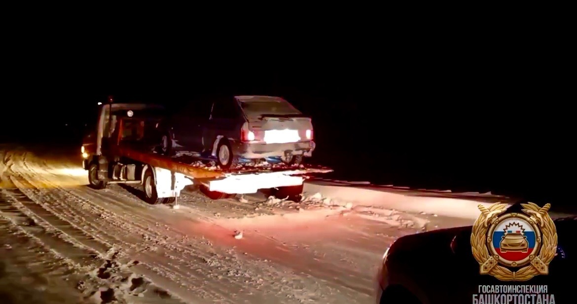 В Башкирии 16-летний водитель попытался скрыться от ГАИ