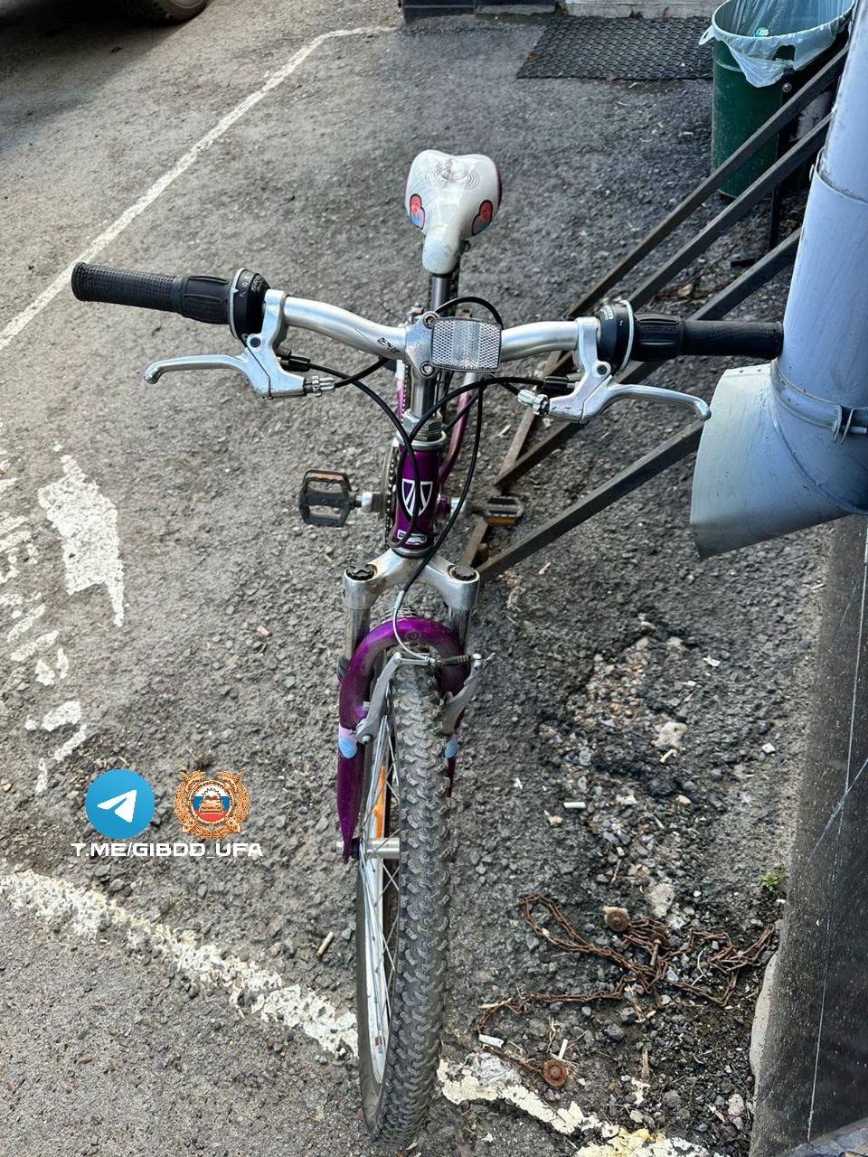 В Уфе иномарка сбила школьника на велосипеде