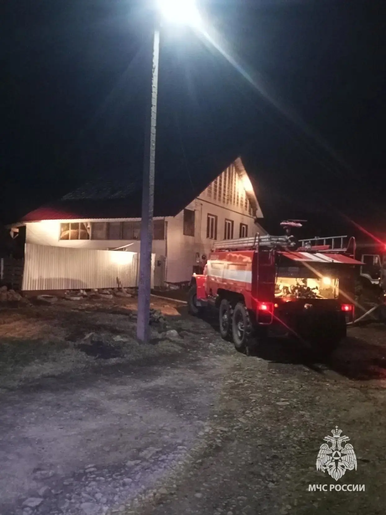 В Белокатайском районе Башкирии при пожаре погиб мужчина