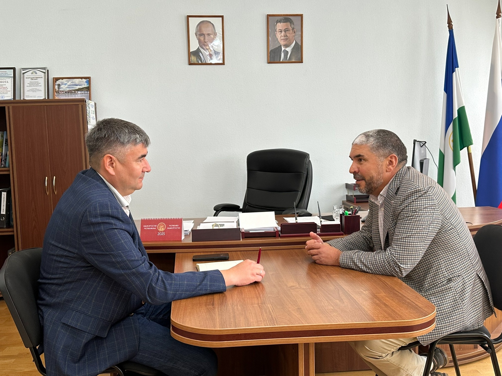 Глава района Башкирии стал наставником для бойца СВО