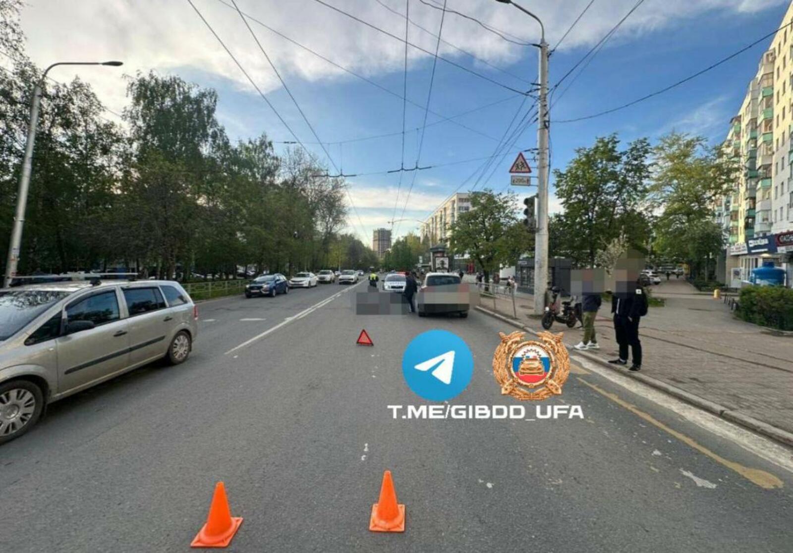 В Уфе кроссовер наехал на 17-летнего юношу