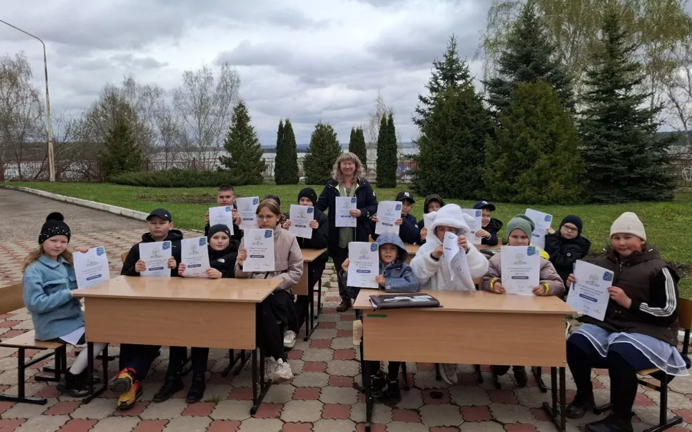 Школьники Кандры-Куля написали экодиктант в День Земли