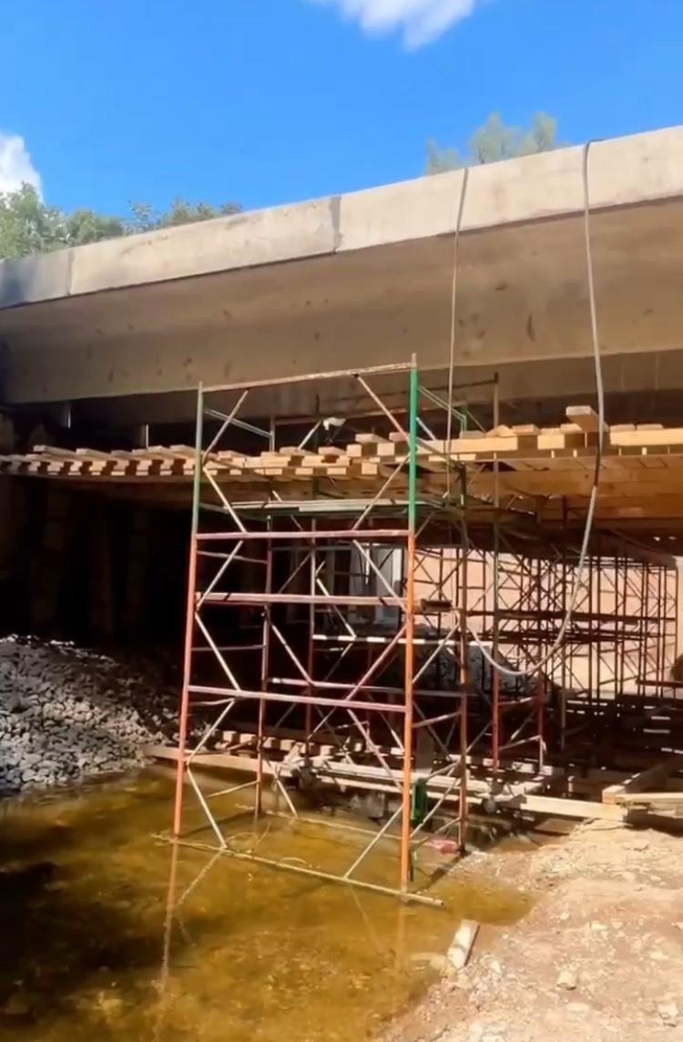 Ремонт моста через Юрмаш в Уфе выходит на финишную прямую