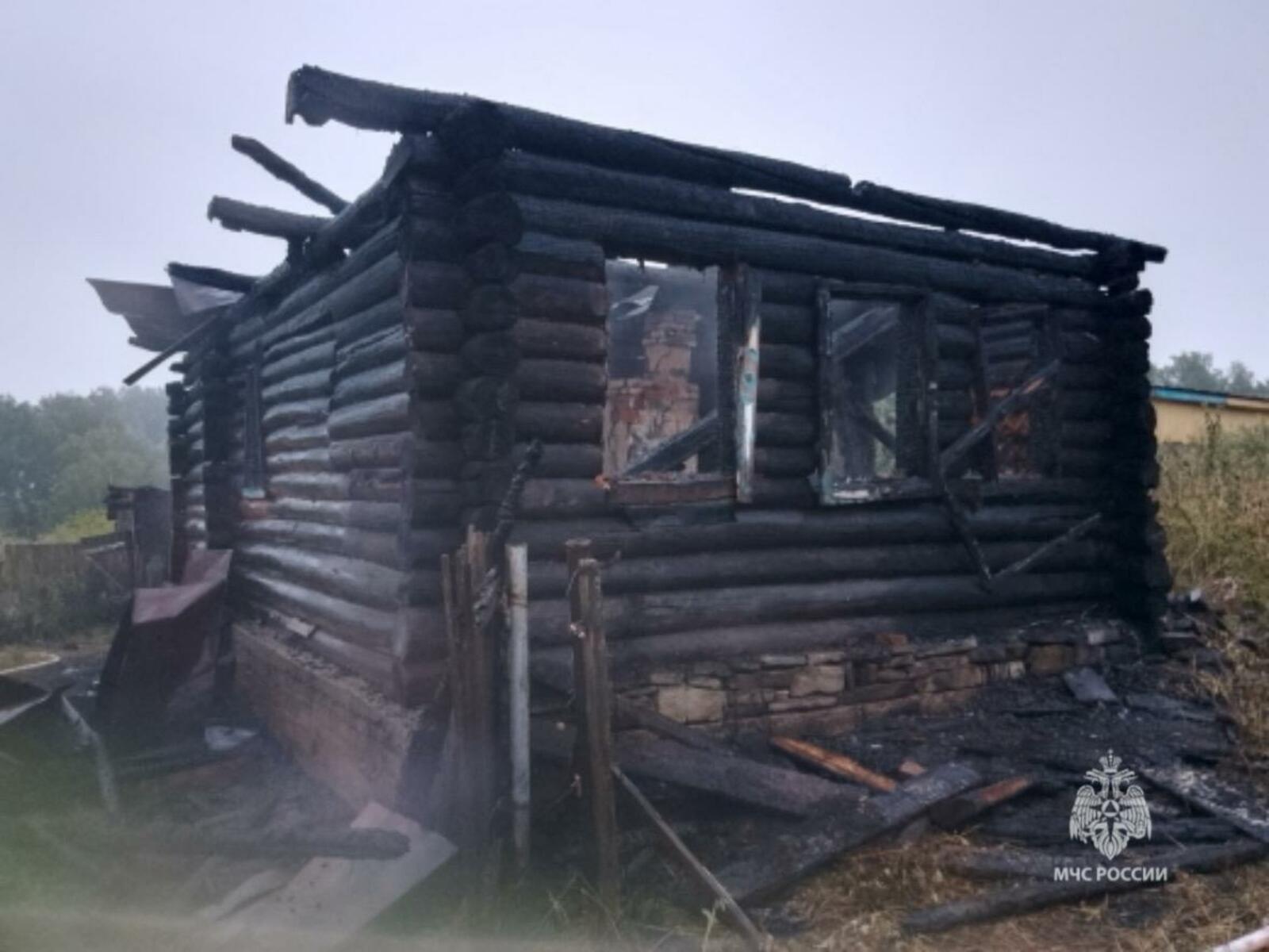 При пожаре в селе Башкирии погиб 63-летний мужчина