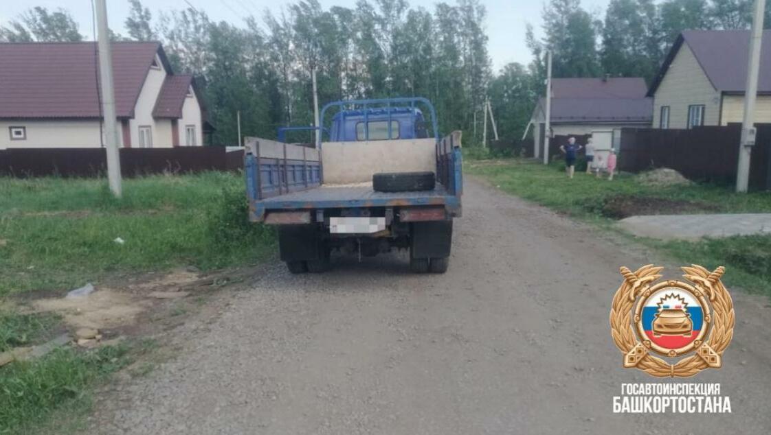 В селе Башкирии ребёнок пострадал в ДТП с грузовиком
