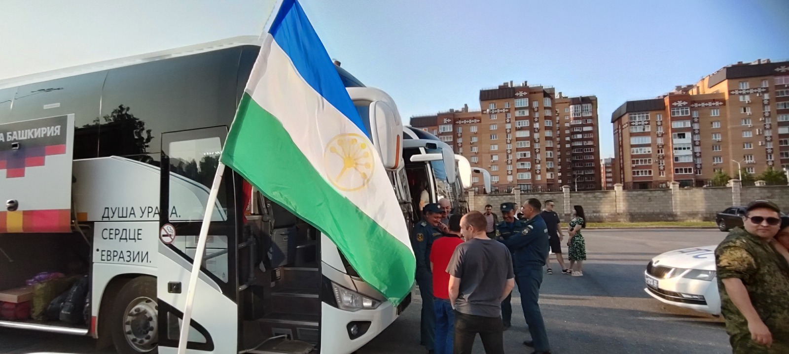 В Уфе прошла централизованная отправка военнослужащих-отпускников в район СВО