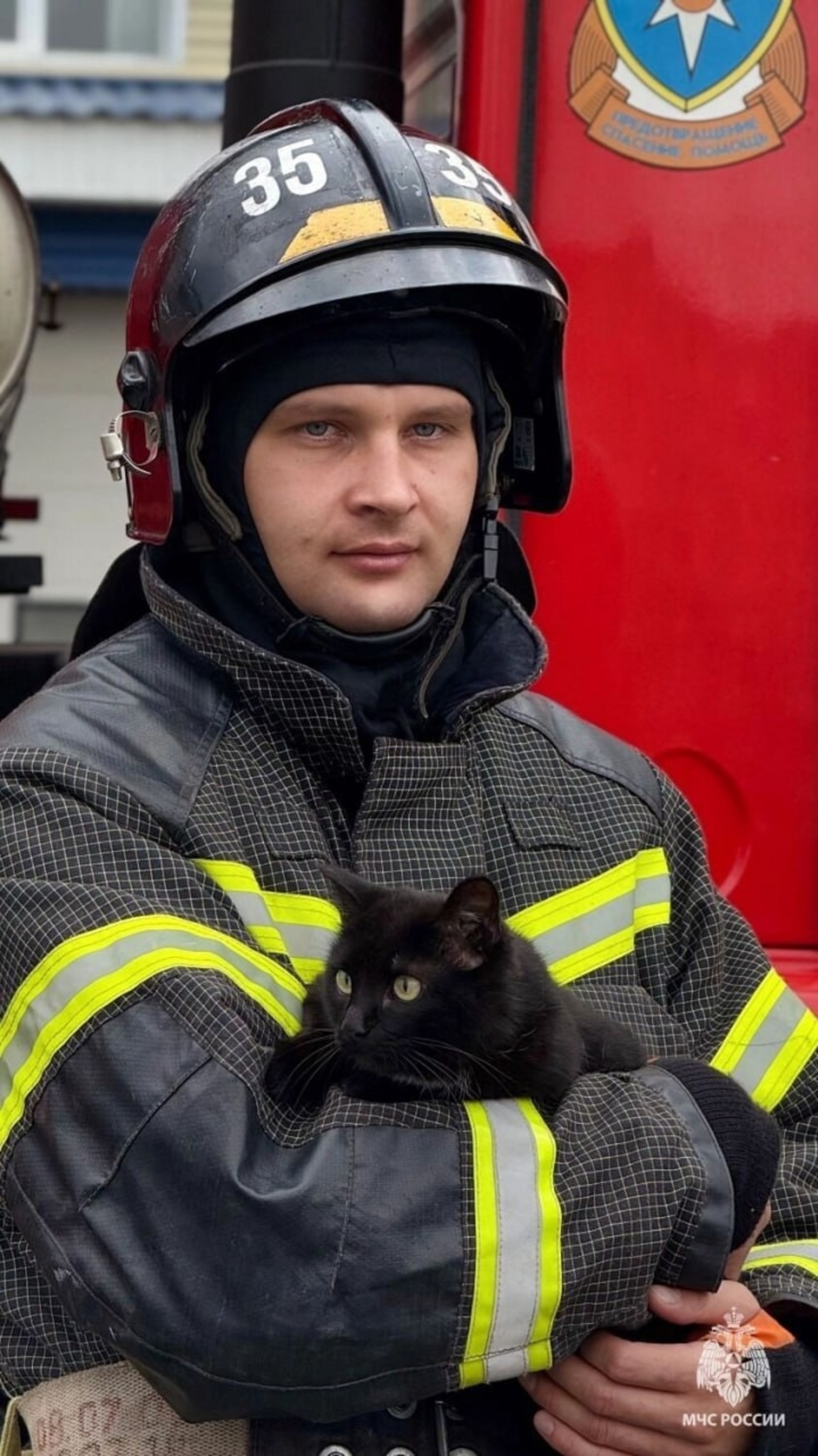 В уфимской пожарной части появился пушистый талисман