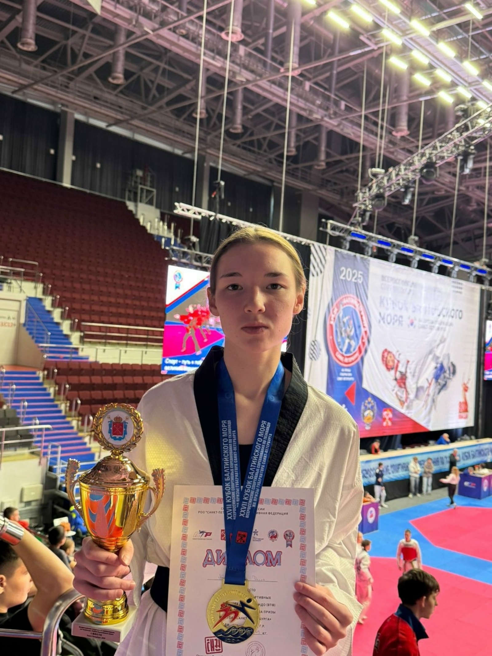 Диля Абдрахманова стала лучшей на всероссийском турнире по тхэквондо