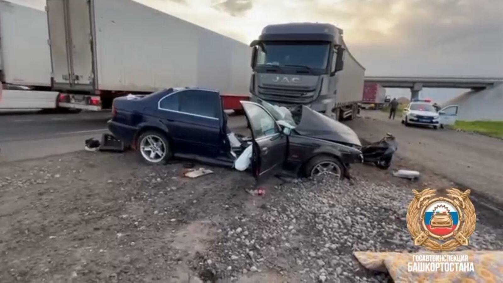 В Дюртюлинском районе Башкирии произошло смертельное ДТП