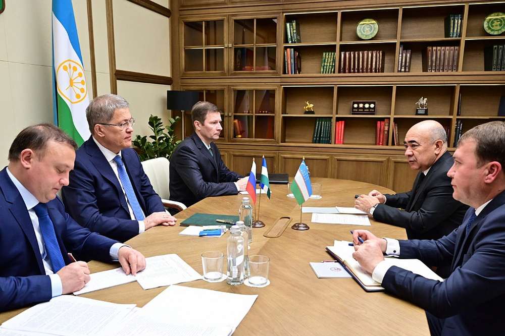 Радий Хабиров встретился с представителями делегаций Ташкентской и Ферганской областей Узбекистана