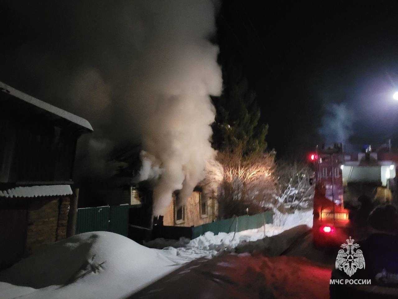 Трагедия в Кушнаренково: на пожаре погибли два человека