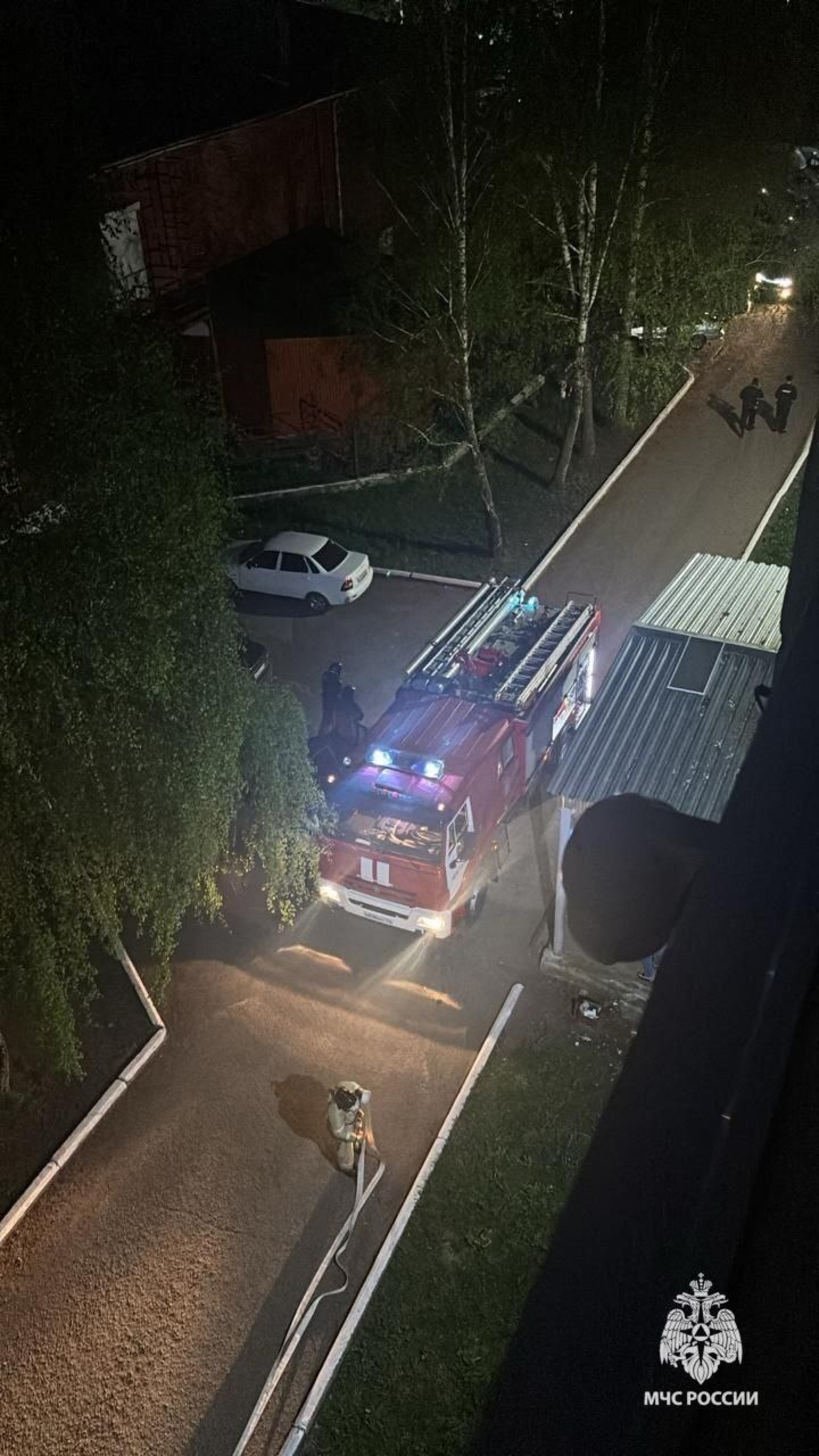 В Башкирии пожар едва не унес жизни