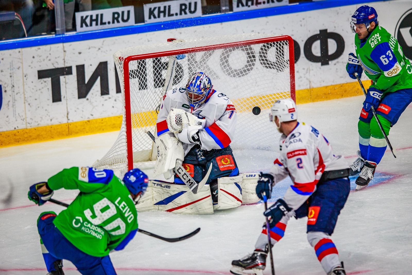 Первый гол Огирчука за «Салават» в КХЛ, домашняя победа «Салавата» vs «Лада»