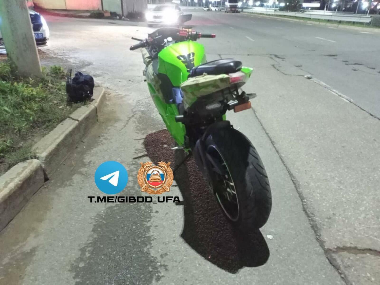 В ДТП в столице Башкирии пострадал водитель электромотоцикла