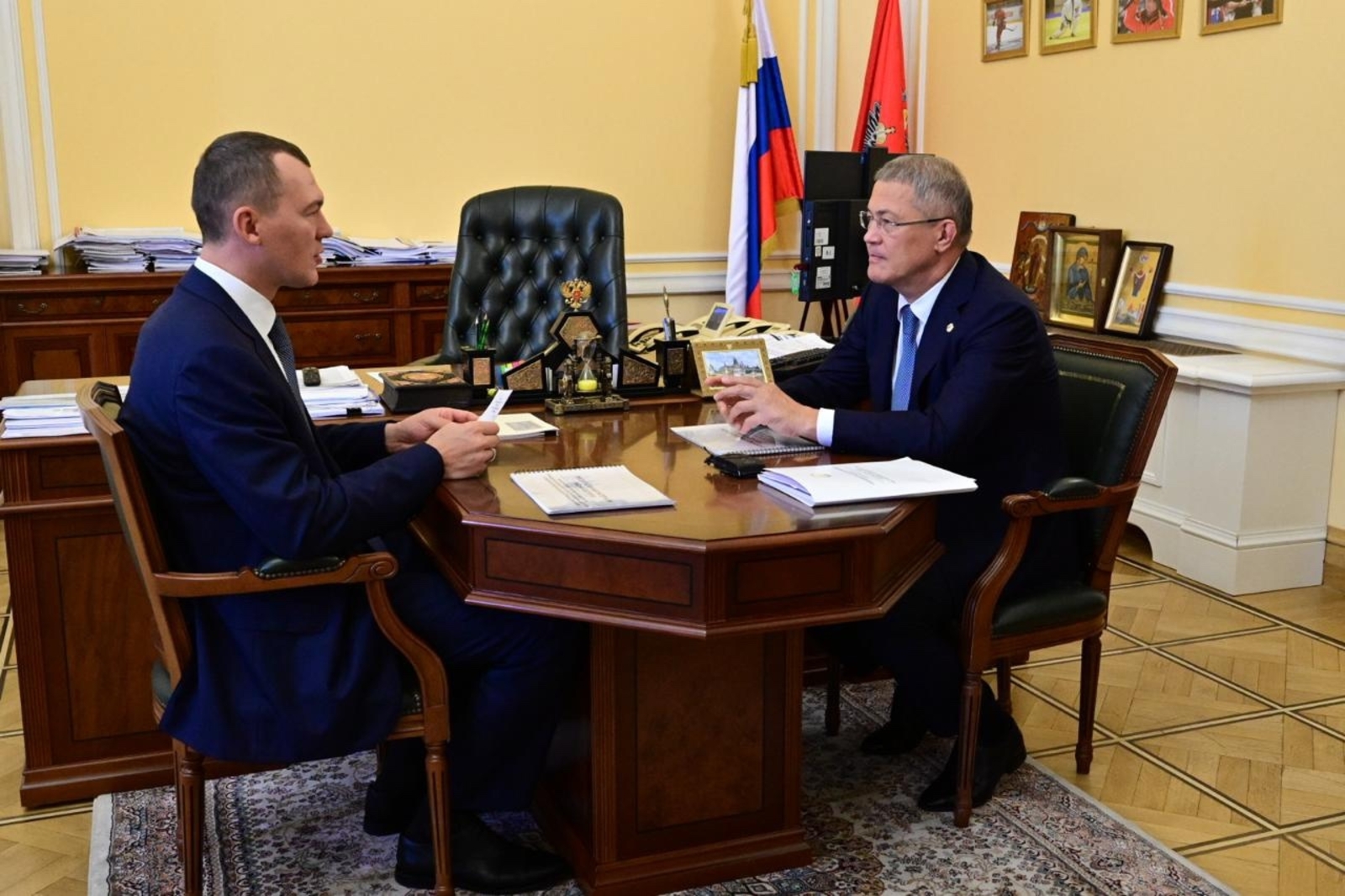 Глава Башкирии встретился с министром спорта России в Москве