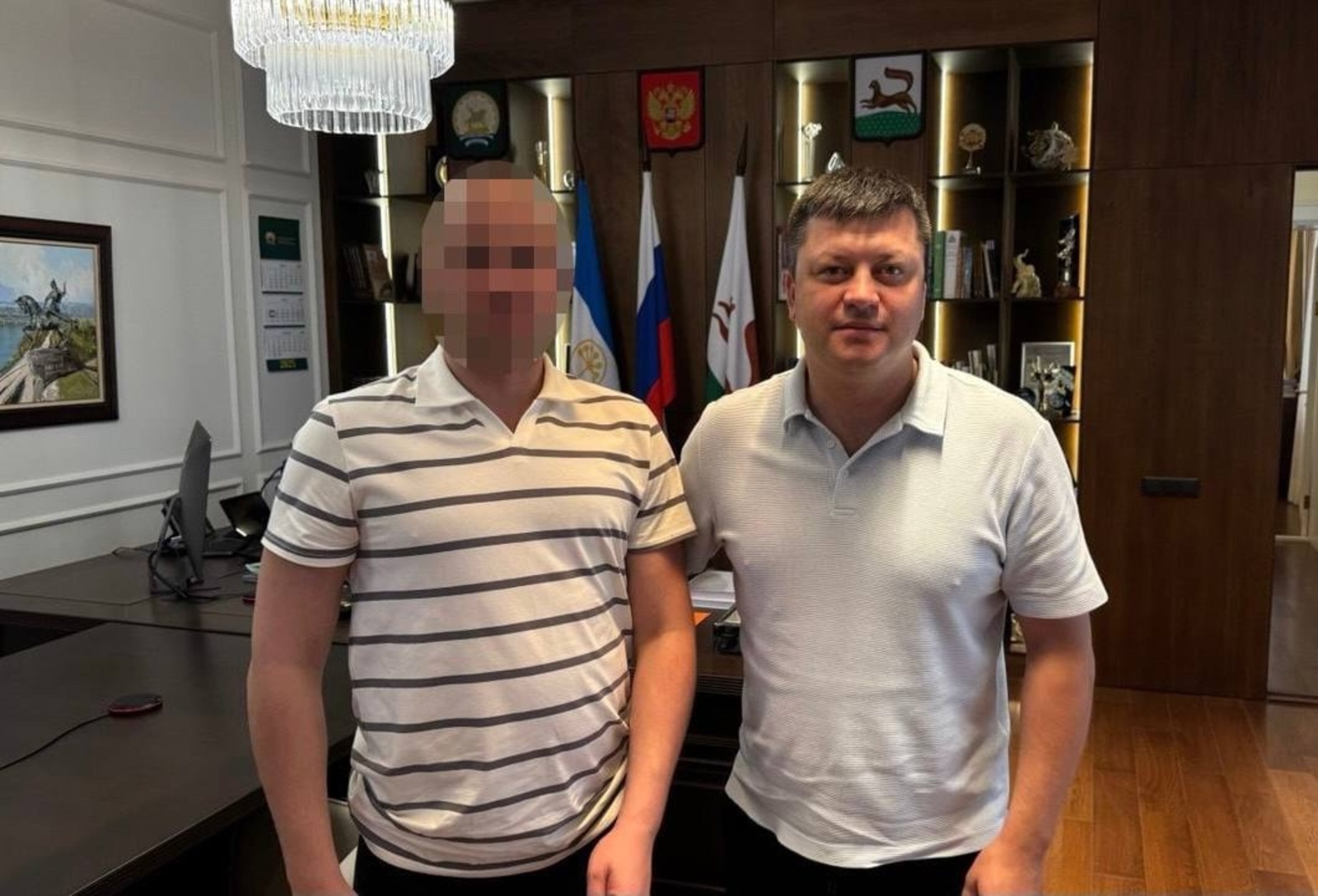 Мэр Уфы провел встречу с бойцом СВО