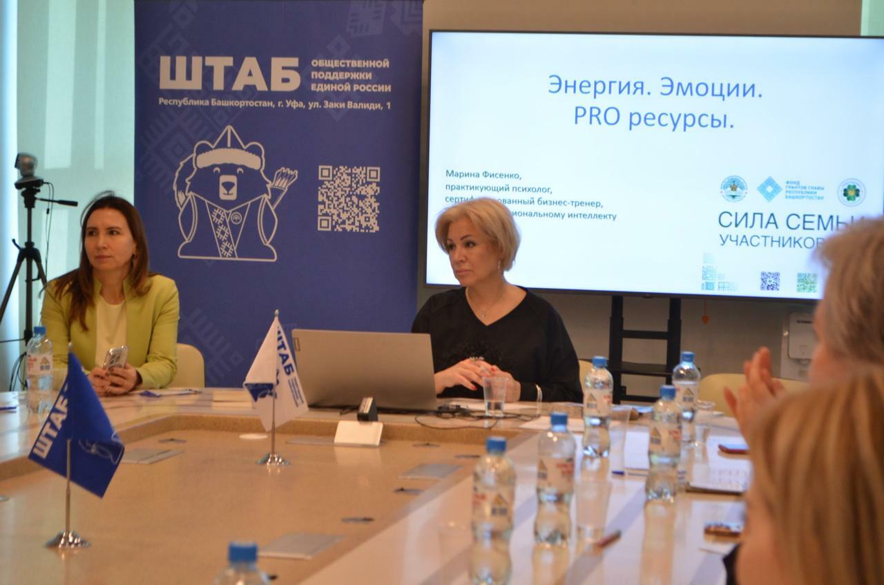 Забота о семьях СВО в Башкирии: для женщин - занятия с психологом, детям - йога