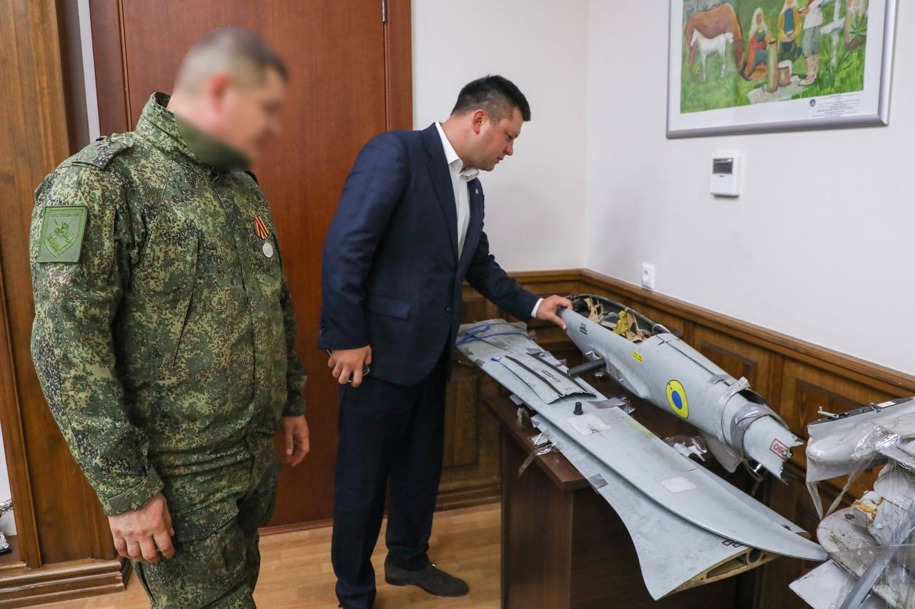 Военный из Уфы передал городу сбитый вражеский БПЛА