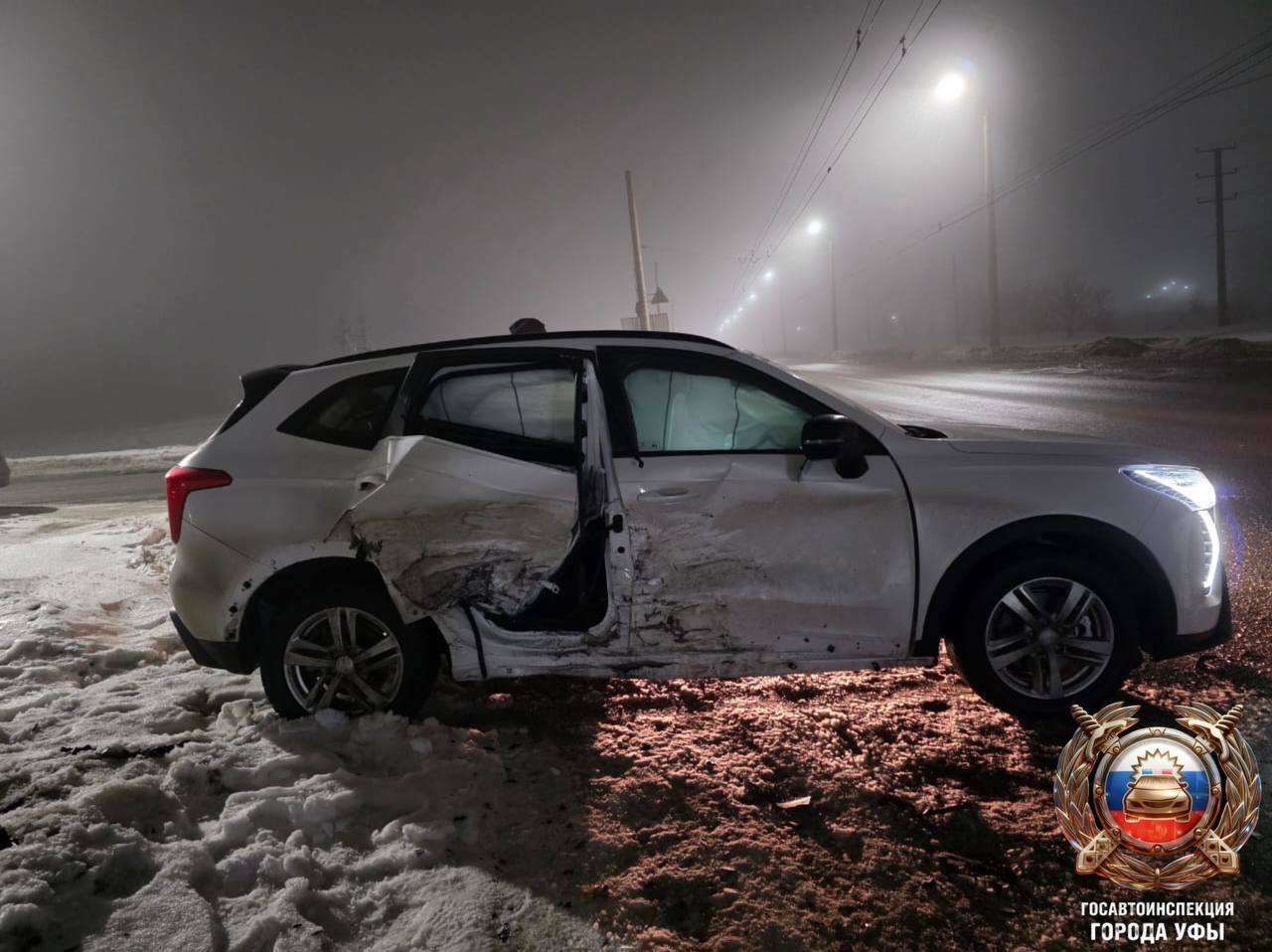 ДТП на Затонском шоссе в Уфе: один человек обратился в больницу