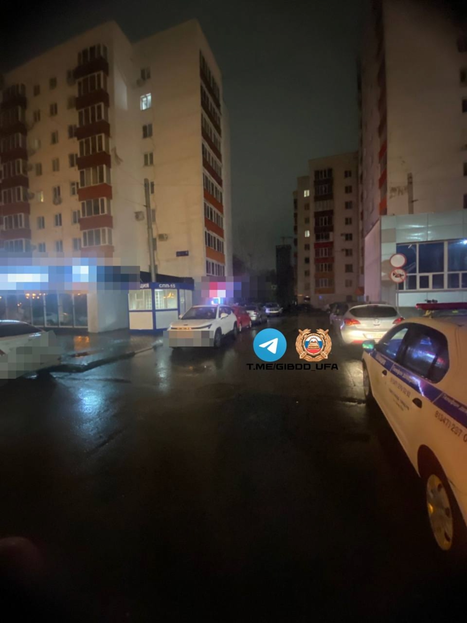 В Уфе водитель сбил ребёнка, выбежавшего из-за припаркованной машины