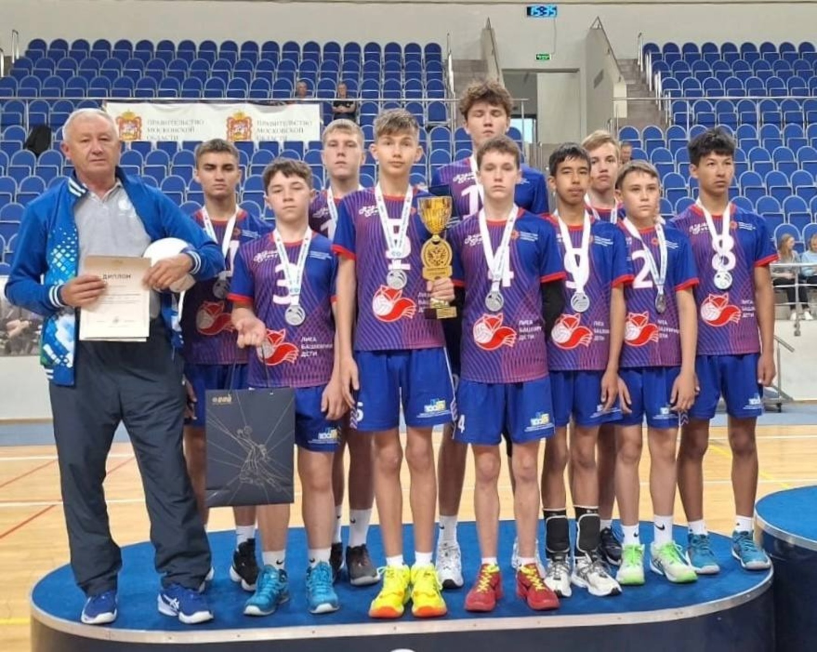 Волейболисты из Башкирии стали серебряными призёрами всероссийского турнира