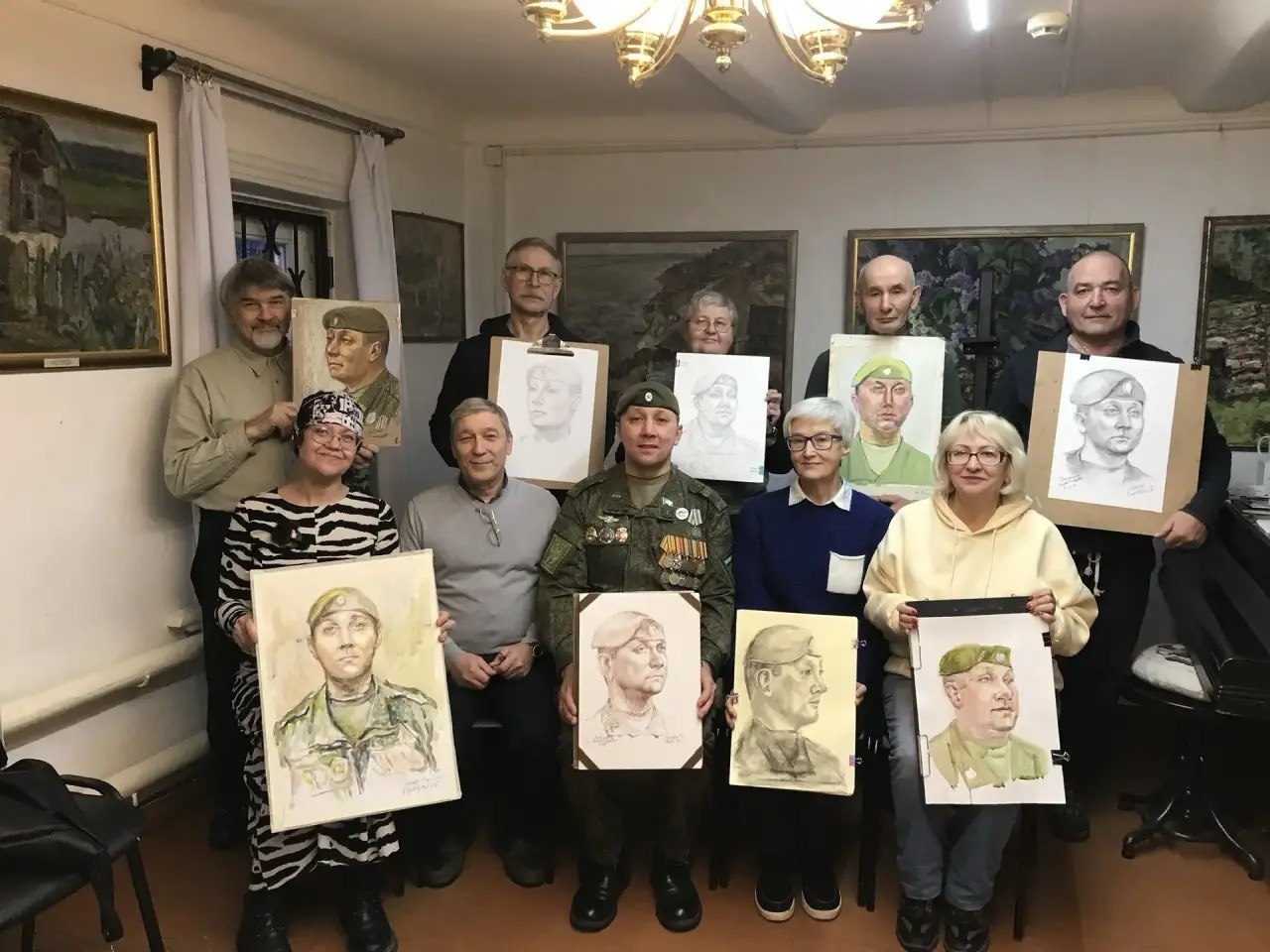 Уфимские художники посвящают свои работы героям СВО