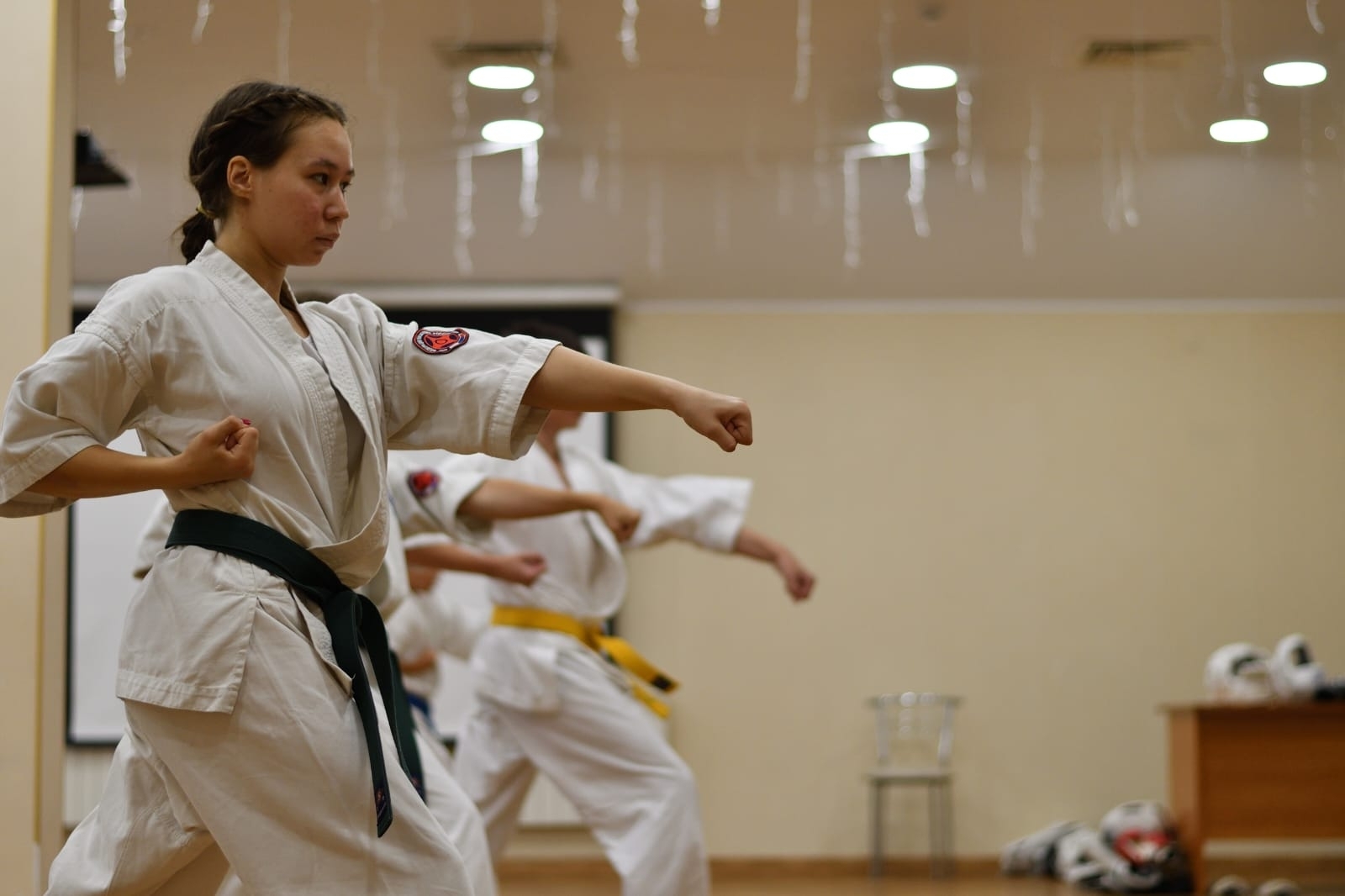 Ангелина Шарифуллина - первый мастер спорта России по киокушин в Башкирии