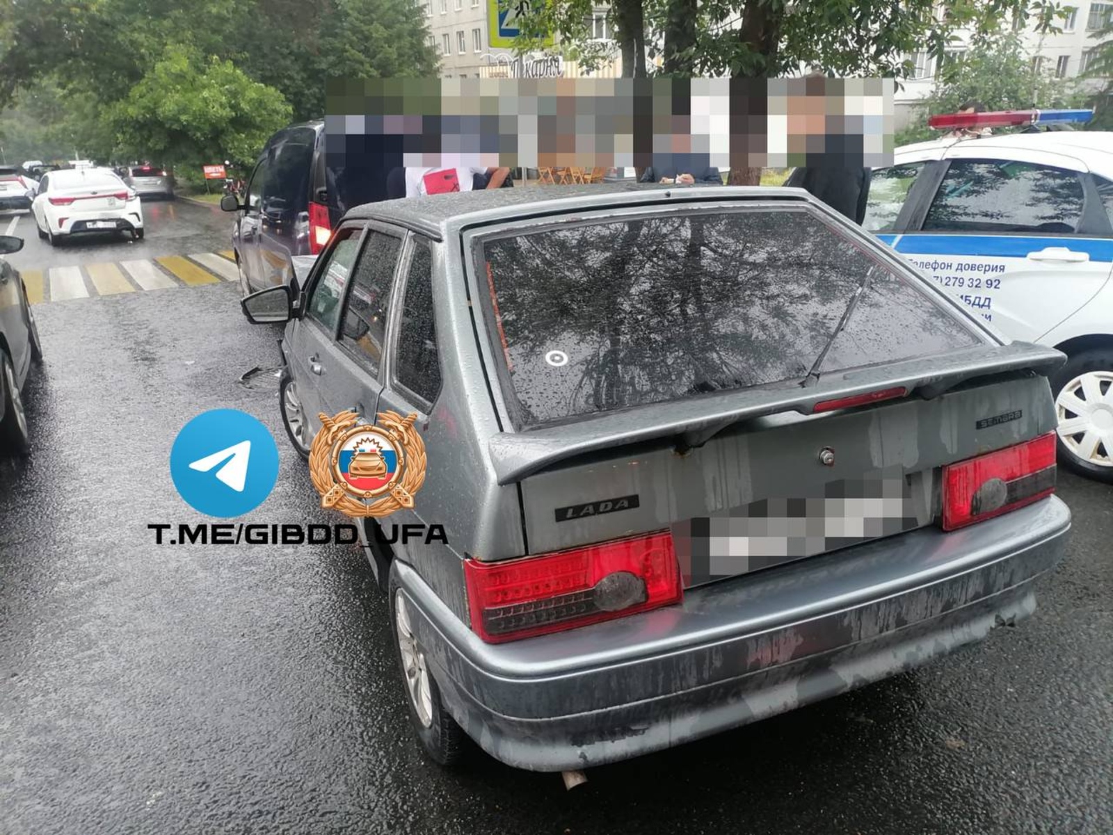 В Уфе столкнулись три машины: пострадал подросток