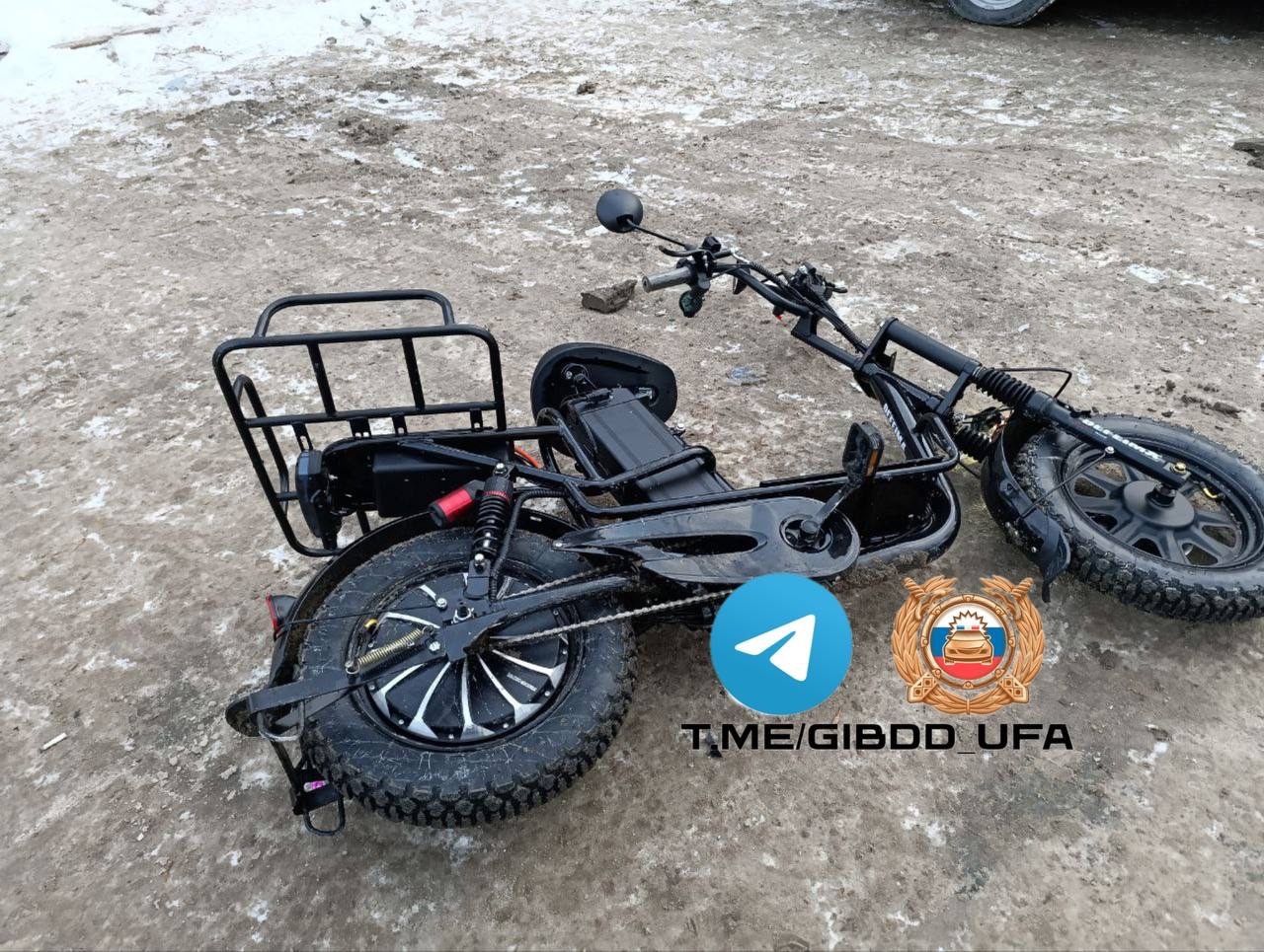 В Уфе начато расследование по факту ДТП с участием электровелосипеда